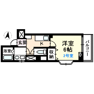 1K Mansion in Hirano - Koto-ku Floorplan