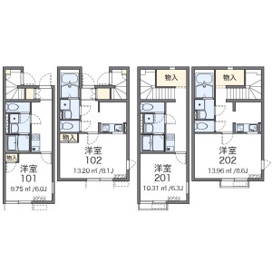 1K Apartment in Chidori - Ota-ku Floorplan