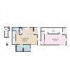 1LDK House to Rent in Minato-ku Floorplan