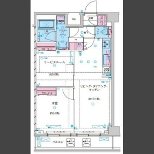1SLDK Mansion in Sumida - Sumida-ku Floorplan
