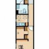 1SK Apartment to Rent in Shinagawa-ku Floorplan