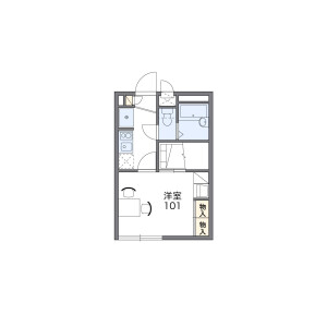 1K Apartment in Kamiokubo - Saitama-shi Sakura-ku Floorplan