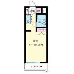 1R Mansion in Kamiochiai - Saitama-shi Chuo-ku Floorplan