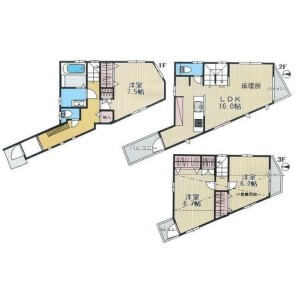 3LDK House in Kitashinagawa(1-4-chome) - Shinagawa-ku Floorplan
