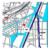 2LDK Apartment to Rent in Minato-ku Access Map