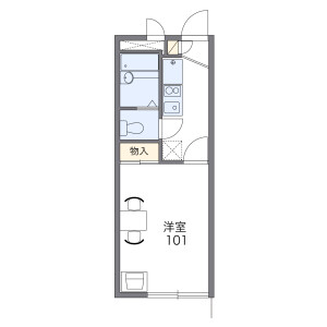 1K Apartment in Sugetacho - Yokohama-shi Kanagawa-ku Floorplan