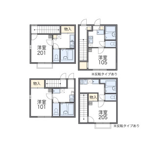 1K Apartment in Motoki nishimachi - Adachi-ku Floorplan
