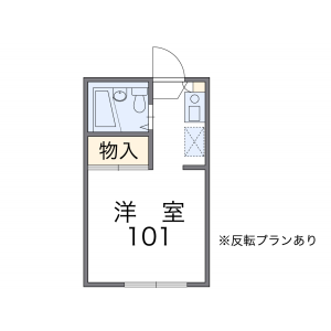 1K Apartment in Nakazone - Odawara-shi Floorplan