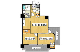 2LDK Mansion in Oimazatonishi - Osaka-shi Higashinari-ku