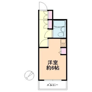 1R Mansion in Higashiikebukuro - Toshima-ku Floorplan