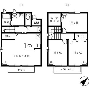 3LDK Mansion in Aichi - Ginowan-shi Floorplan