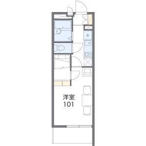 平冢市平塚-1K公寓大厦 房屋布局