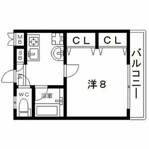 1K Mansion in Kawarayamachi - Osaka-shi Chuo-ku Floorplan