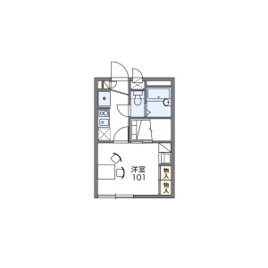 1K Apartment in Oyamadai - Setagaya-ku Floorplan