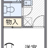 1K Apartment to Rent in Muko-shi Floorplan