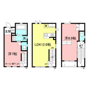 2LDK Mansion in Yotsuyasakamachi - Shinjuku-ku Floorplan