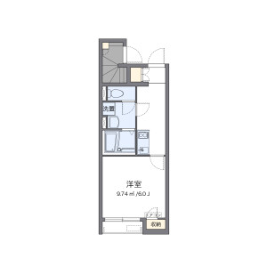 1K Apartment in Yaho - Kunitachi-shi Floorplan