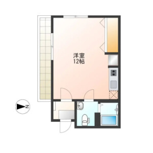 1R Mansion in Takadanobaba - Shinjuku-ku Floorplan