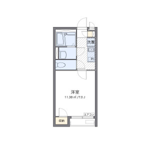 1K Apartment in Miyashimohoncho - Sagamihara-shi Chuo-ku Floorplan