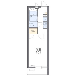1K Apartment in Higashimotomachi - Kokubunji-shi Floorplan