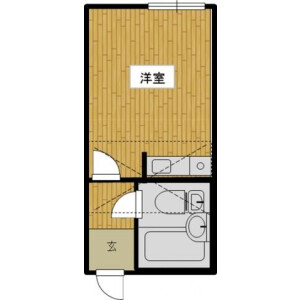 1K 아파트 in Takashimadaira - Itabashi-ku Floorplan