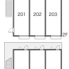 1K Apartment to Rent in Chofu-shi Layout Drawing