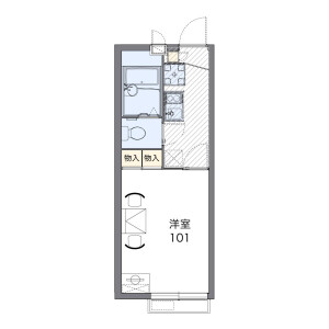 1K Apartment in Bukkocho - Yokohama-shi Hodogaya-ku Floorplan
