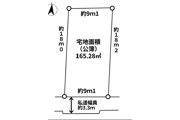  Land only to Buy in Meguro-ku Layout Drawing