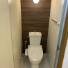 1K Apartment to Rent in Kyoto-shi Shimogyo-ku Toilet