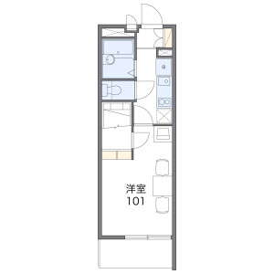 1K Mansion in Owadamachi - Hachioji-shi Floorplan