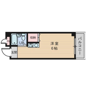 1R Mansion in Awaji - Osaka-shi Higashiyodogawa-ku Floorplan