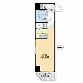 1R Mansion in Towa - Adachi-ku Floorplan