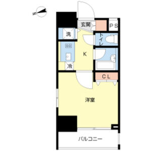 1K Mansion in Kamiochiai - Shinjuku-ku Floorplan