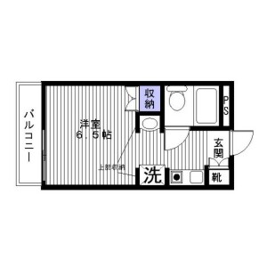 1R Mansion in Itabashi - Itabashi-ku Floorplan