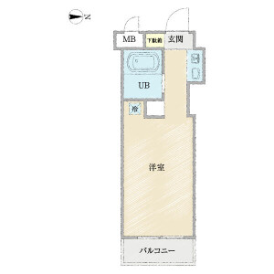 1R {building type} in Minamishinagawa - Shinagawa-ku Floorplan