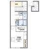 1K Apartment to Rent in Kasama-shi Floorplan