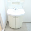 横浜市港北区出租中的1K公寓大厦 盥洗室