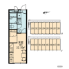 1K Apartment to Rent in Kasuga-shi Layout Drawing