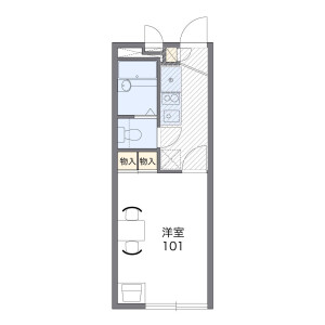 1K Apartment in Kuriyama - Matsudo-shi Floorplan