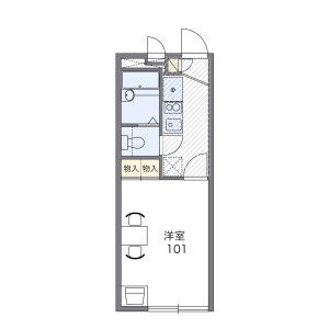 1K Apartment in Nagaracho - Nagoya-shi Nakagawa-ku Floorplan