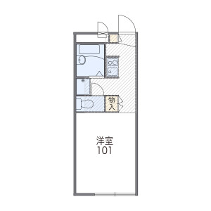 1K Apartment in Yoshinocho - Saitama-shi Kita-ku Floorplan
