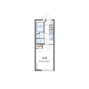 葛饰区高砂-1K公寓 楼层布局