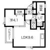 1LDK Apartment to Rent in Inazawa-shi Floorplan