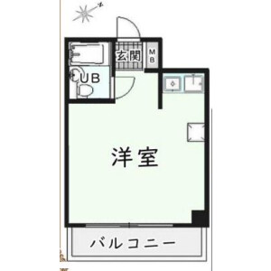 1R {building type} in Nishishinjuku - Shinjuku-ku Floorplan