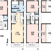3LDK House to Rent in Minato-ku Floorplan