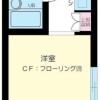 1K Apartment to Rent in Kawasaki-shi Nakahara-ku Floorplan