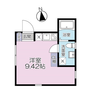1R Mansion in Megurohoncho - Meguro-ku Floorplan