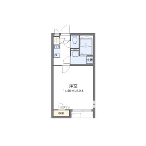 1K Mansion in Uzumasayasui okuhatacho - Kyoto-shi Ukyo-ku Floorplan
