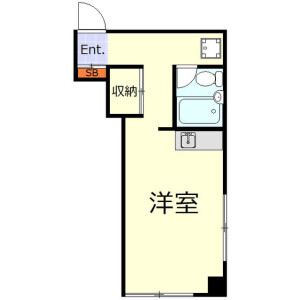 1R Apartment in Minamiikebukuro - Toshima-ku Floorplan