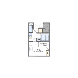 1K Apartment in Satoyamabe - Matsumoto-shi Floorplan